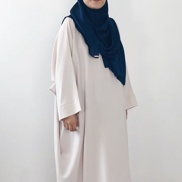 Textured Satin : Navy