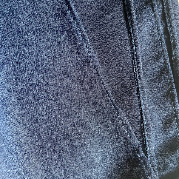 AS/IS - Korean Chiffon : Navy