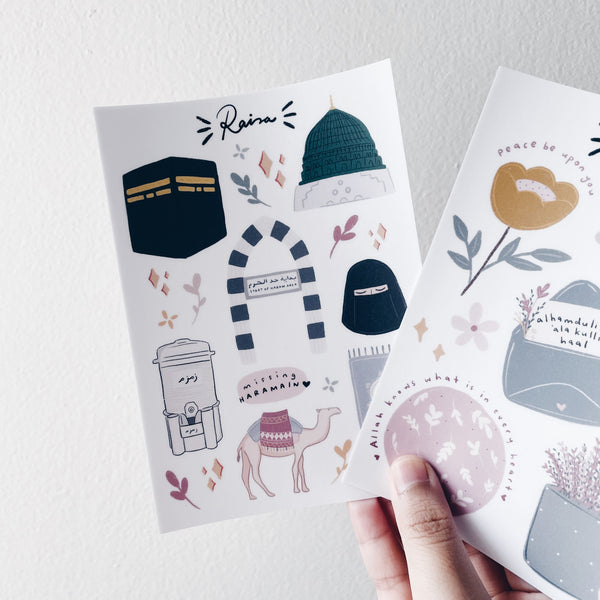 A6 Sticker Sheet : Missing Haramain