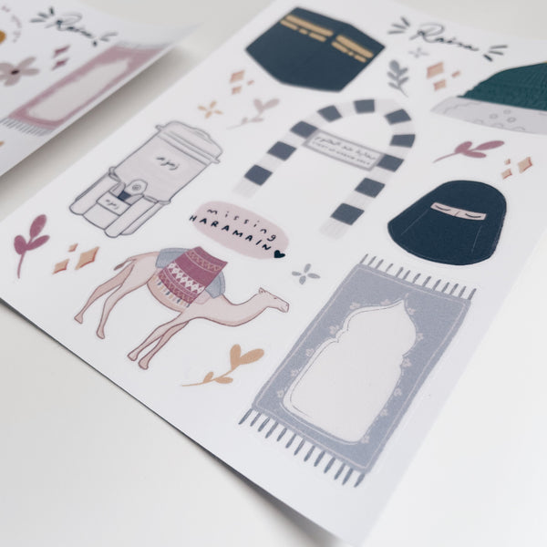 A6 Sticker Sheet : Missing Haramain