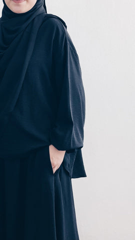 Top & Bottom Set : Black