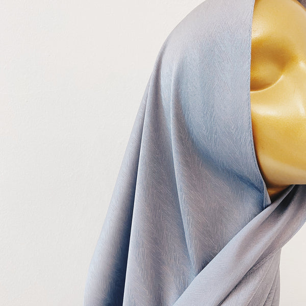 Lined Satin : Silver