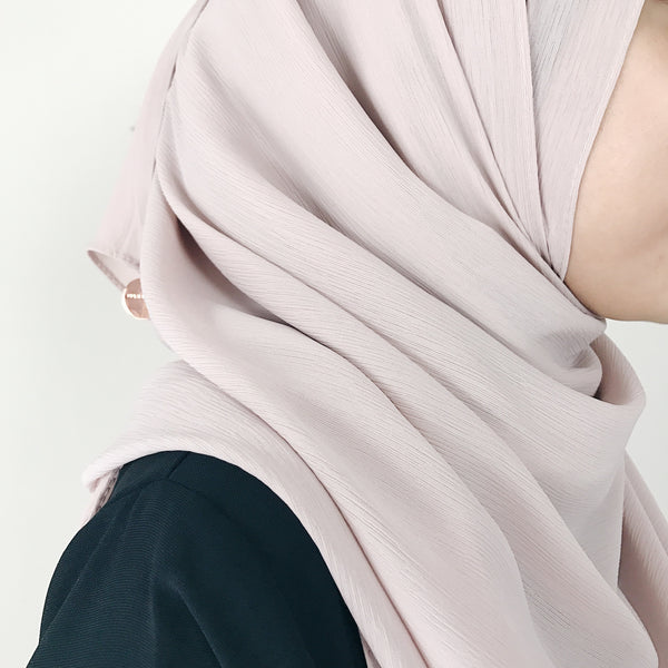 Textured Chiffon : Blush