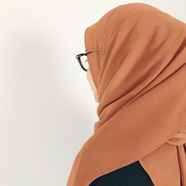 Textured Chiffon : Ginger