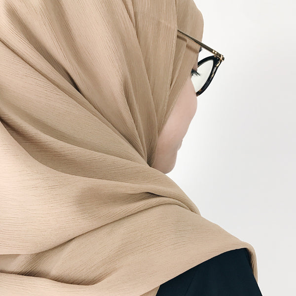 Textured Chiffon : Almond