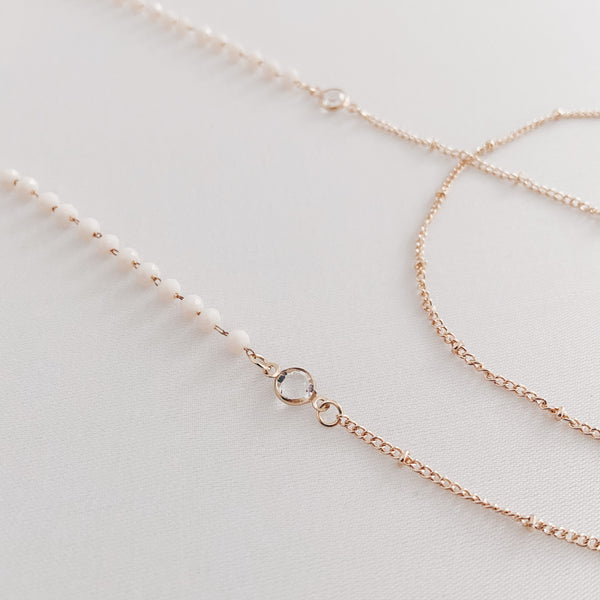 Mask Chain : Blush Beads