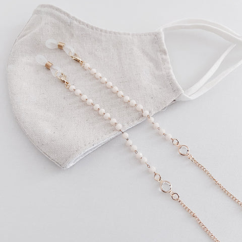 Mask Chain : Blush Beads