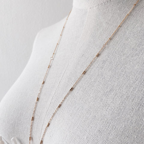 Mask Chain : Gold Beads