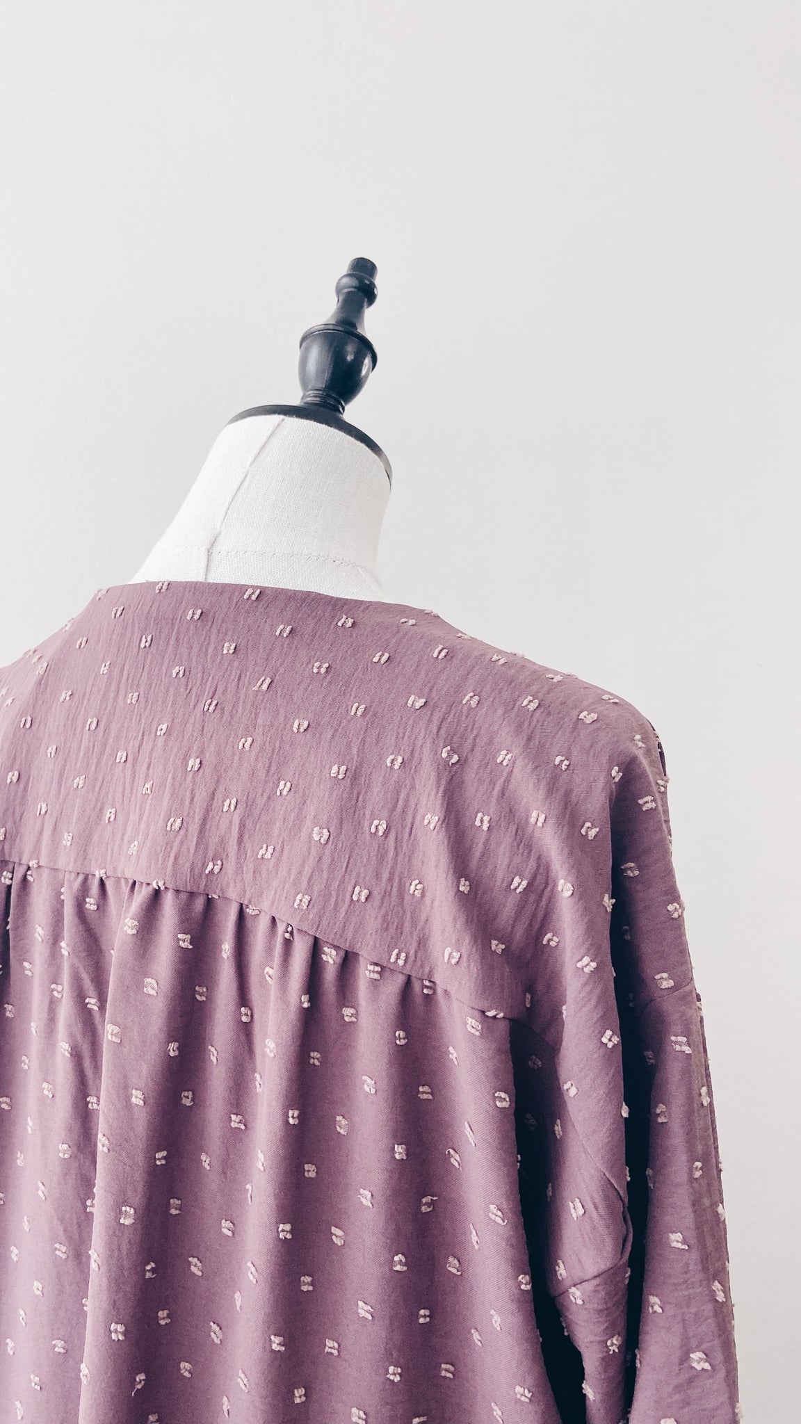 The Dotted Dress : Rose Mauve