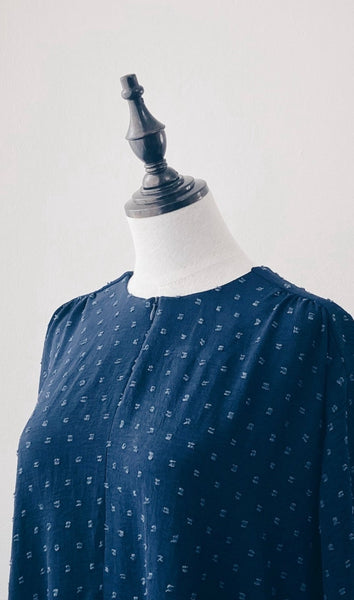 The Dotted Dress : Navy