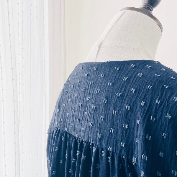 The Dotted Dress : Navy