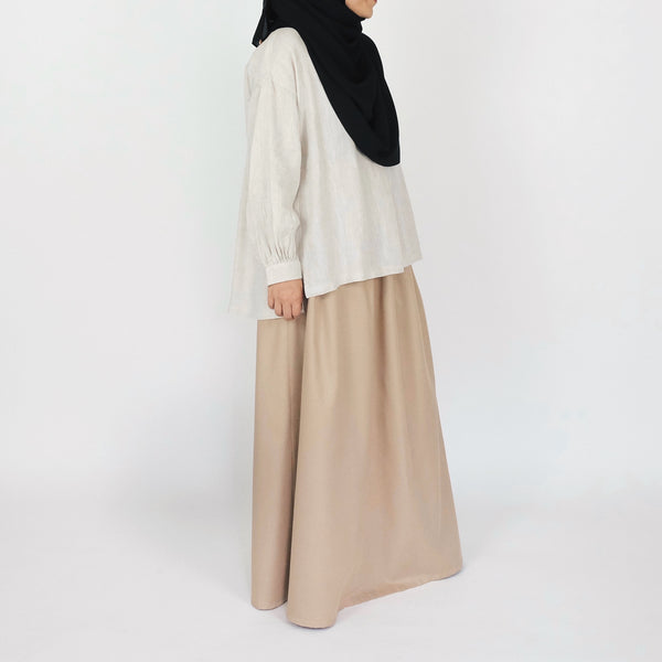 Cotton Pocket Skirt : Sand