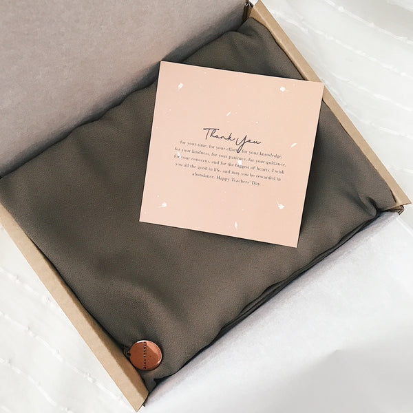 Teachers' Day Card : F (with box)