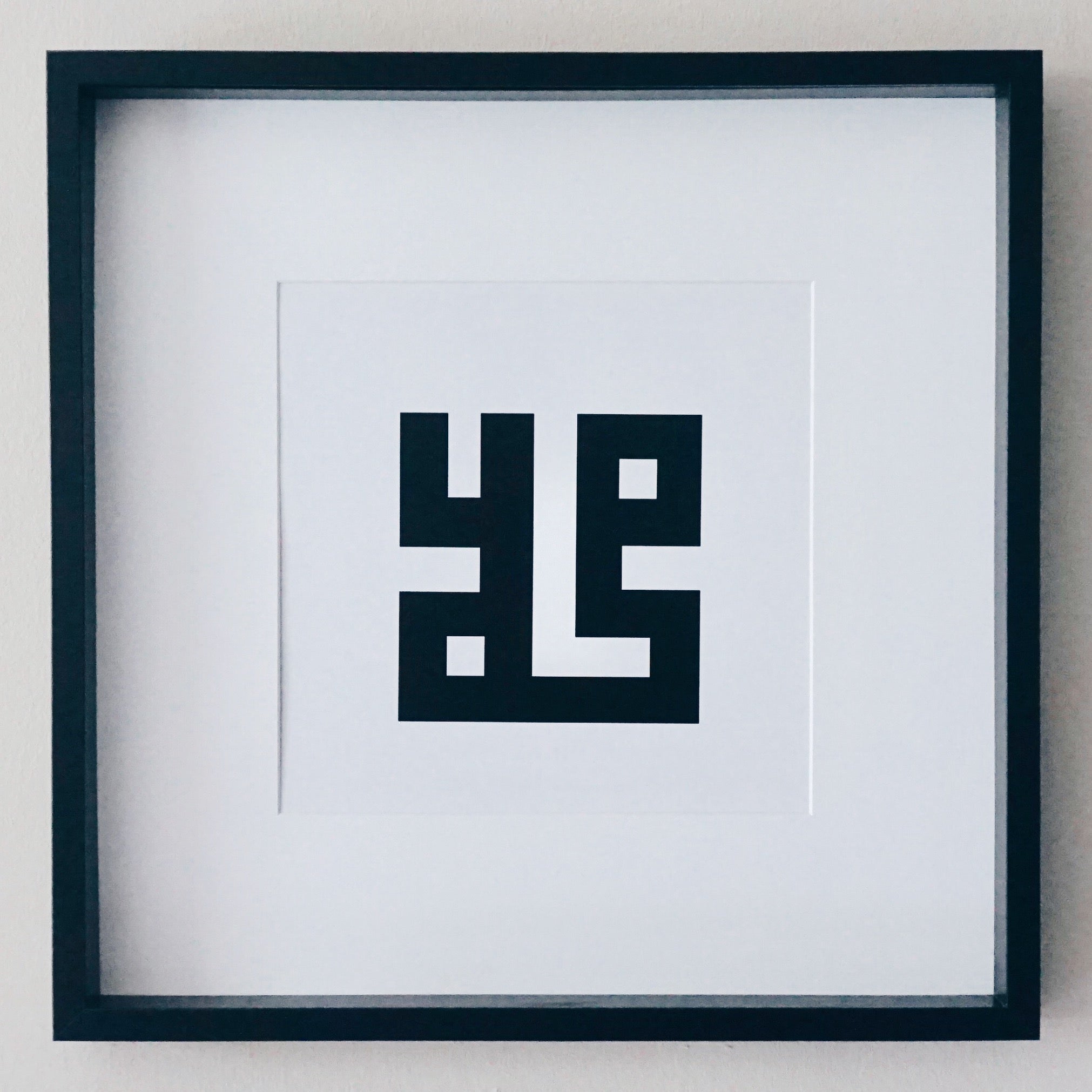Muhammad : Square Kufic (Black)
