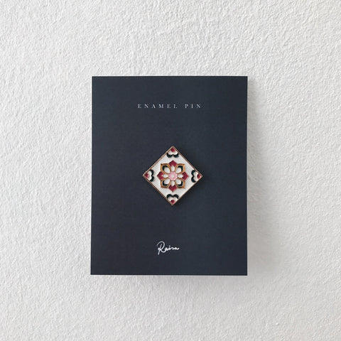 Enamel Pin : Peranakan Tile (C)