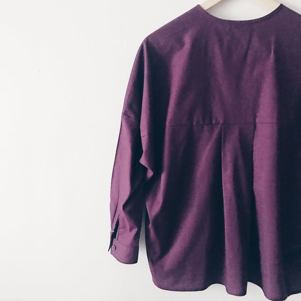 Boxy Top : Mulberry