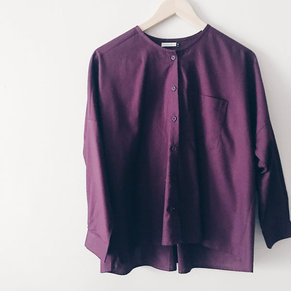 Boxy Top : Mulberry