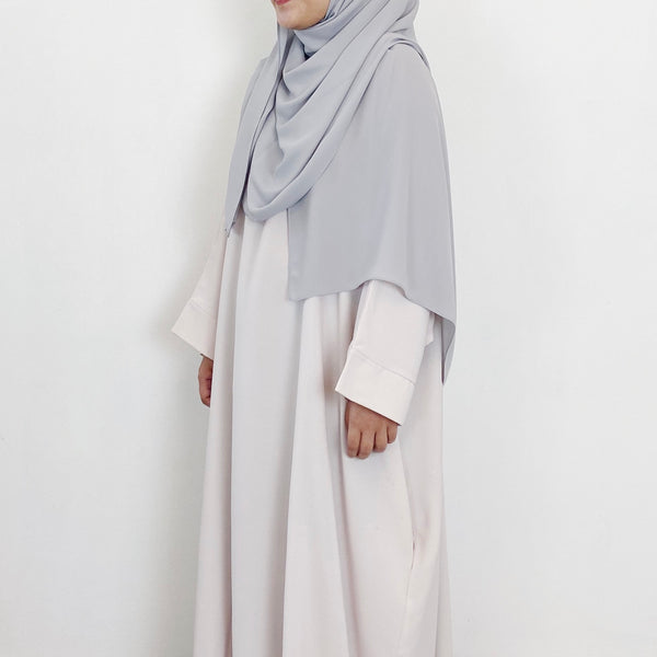 AS/IS - Premium Chiffon : Light Grey