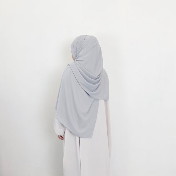 Premium Chiffon : Light Grey