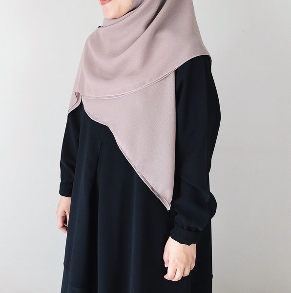 [Scarf 45"] Textured Viscose : Latte