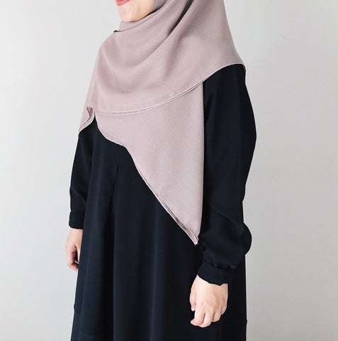 [Scarf 45"] Textured Viscose : Latte