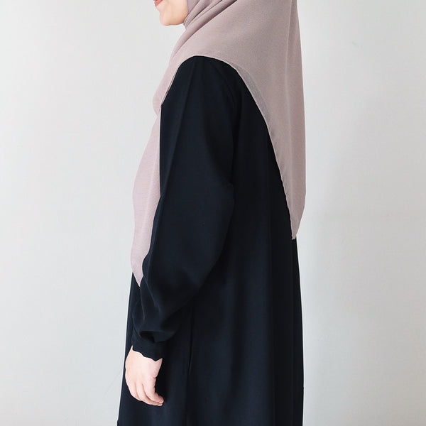 [Scarf 45"] Textured Viscose : Latte