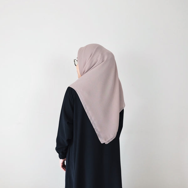 [Scarf 45"] Textured Viscose : Latte