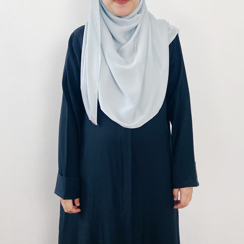 Textured Satin : Light Blue