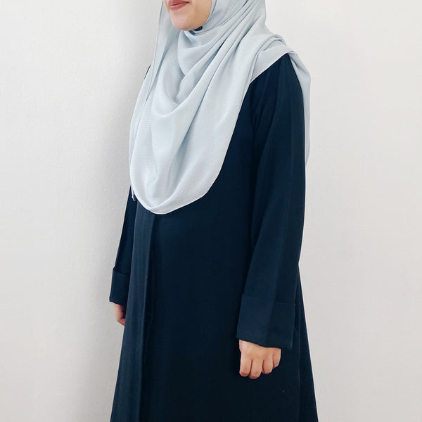 Textured Satin : Light Blue