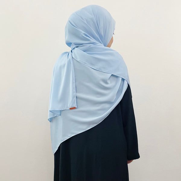 Super Wide Shawl (MS) : Light Blue