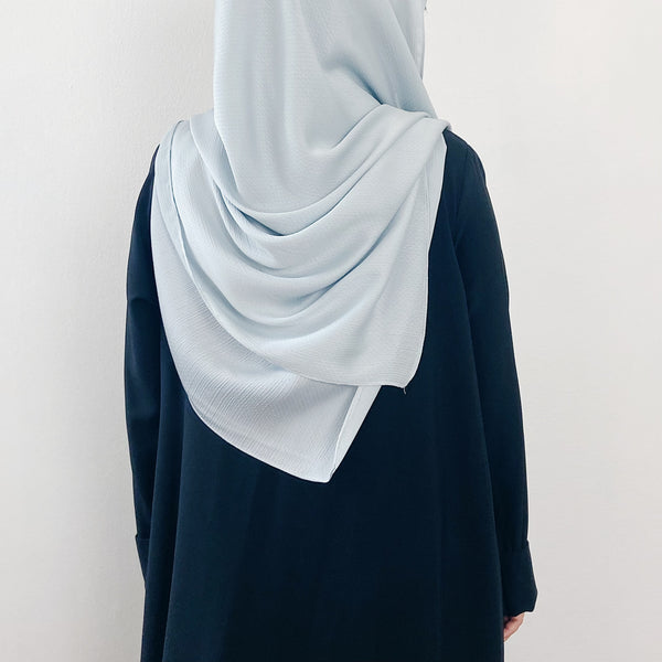 Textured Satin : Light Blue