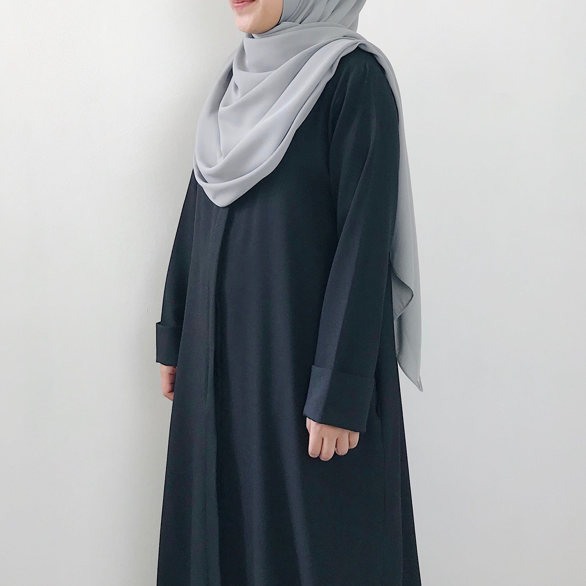 Korean Chiffon : Light Grey