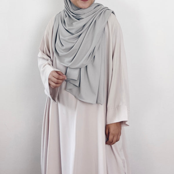 Ribbed Jersey : Light Grey