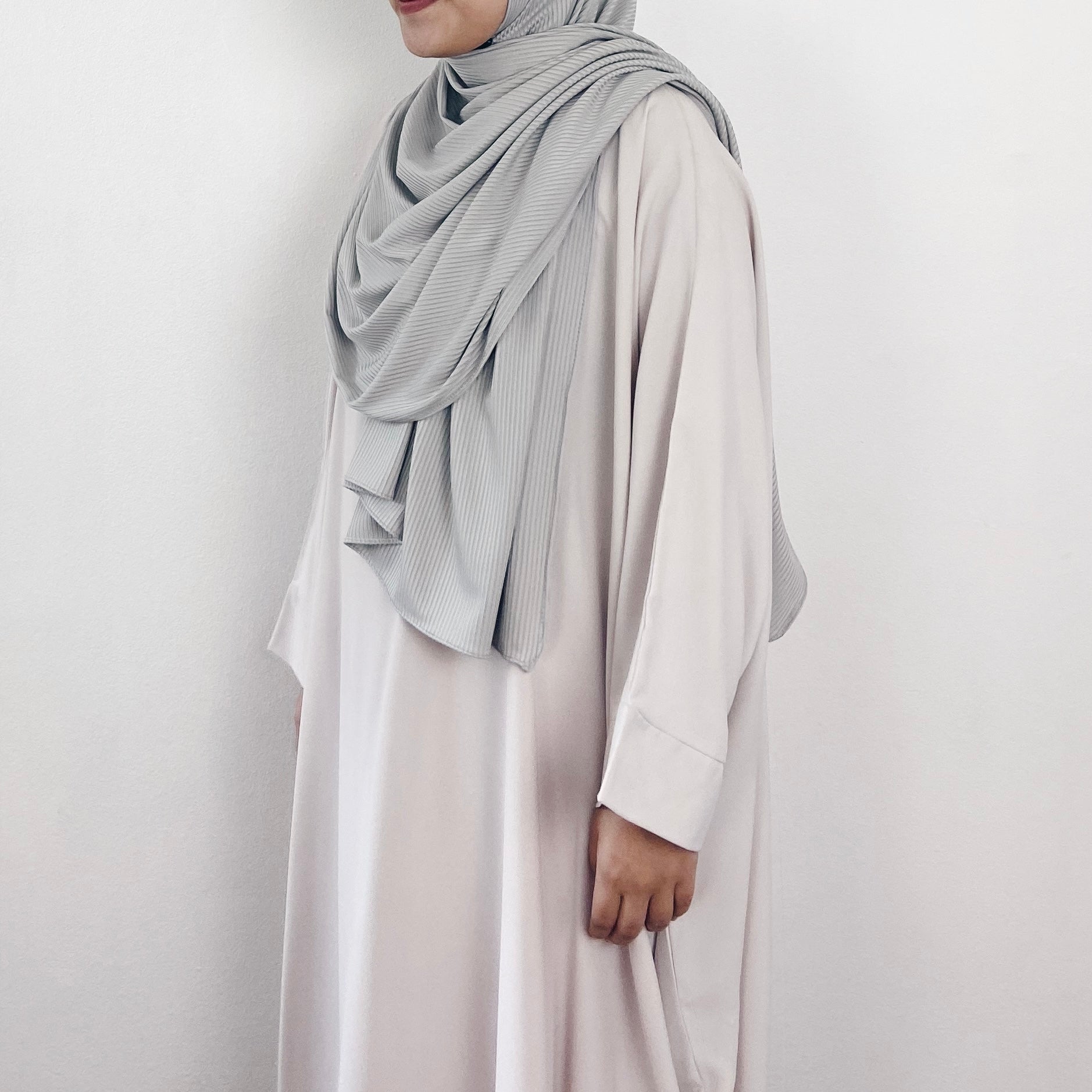 Ribbed Jersey : Light Grey