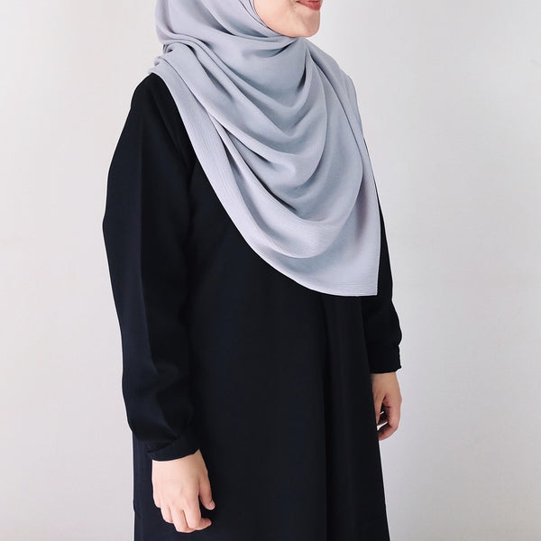 Textured Chiffon : Light Grey