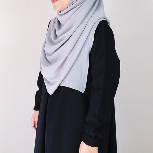 Textured Chiffon : Light Grey