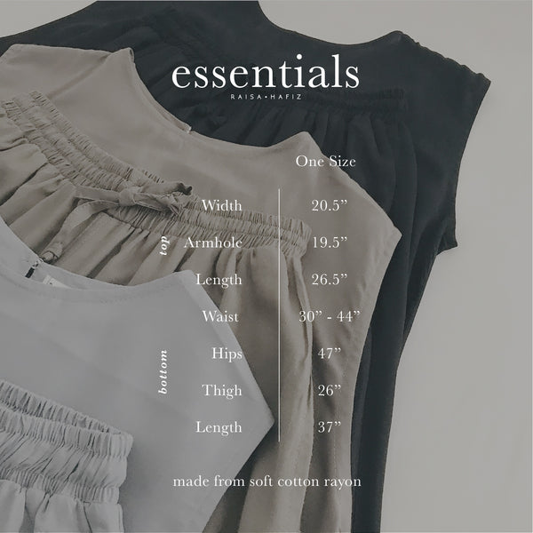 Essentials : Top & Bottom in Tan