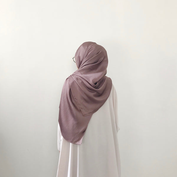 AS/IS - Textured Satin : Mauve