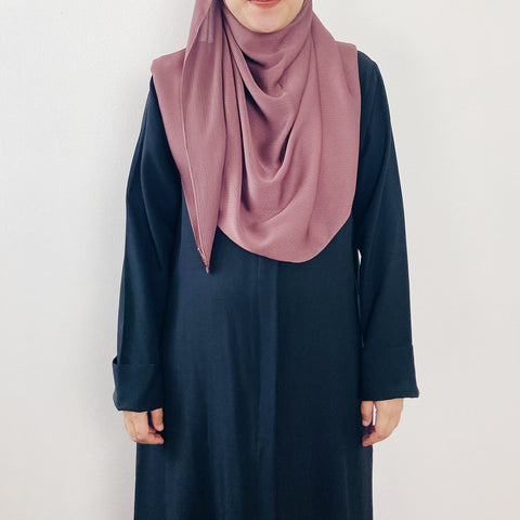 Textured Satin : Mauve Brown