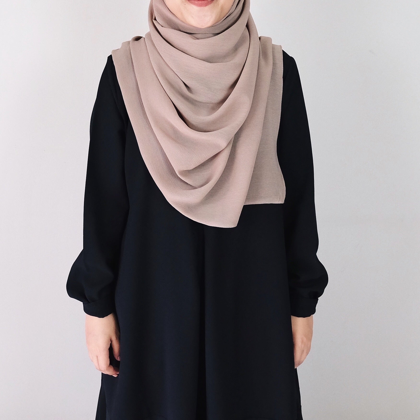 Textured Chiffon : Mocha