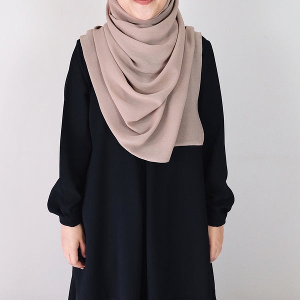 Textured Chiffon : Mocha