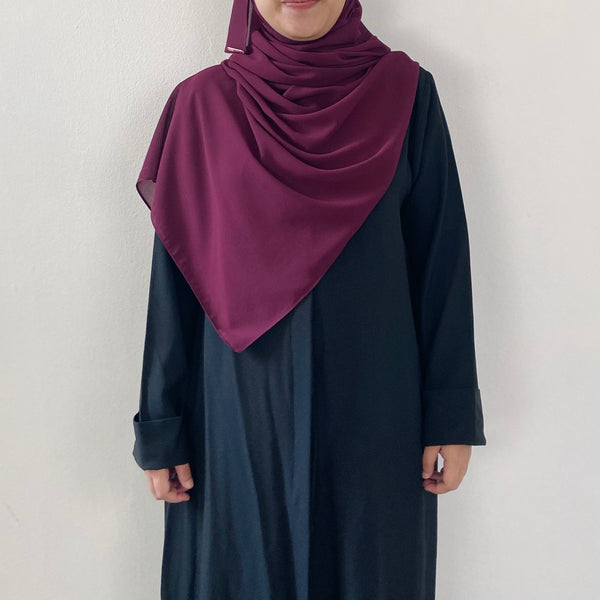 Tie-Back Shawl : Mulberry