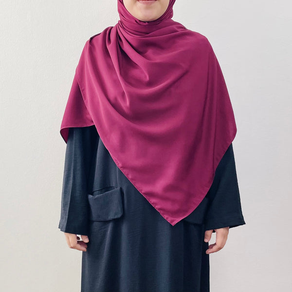 Super Wide Shawl (MS) : Mulberry