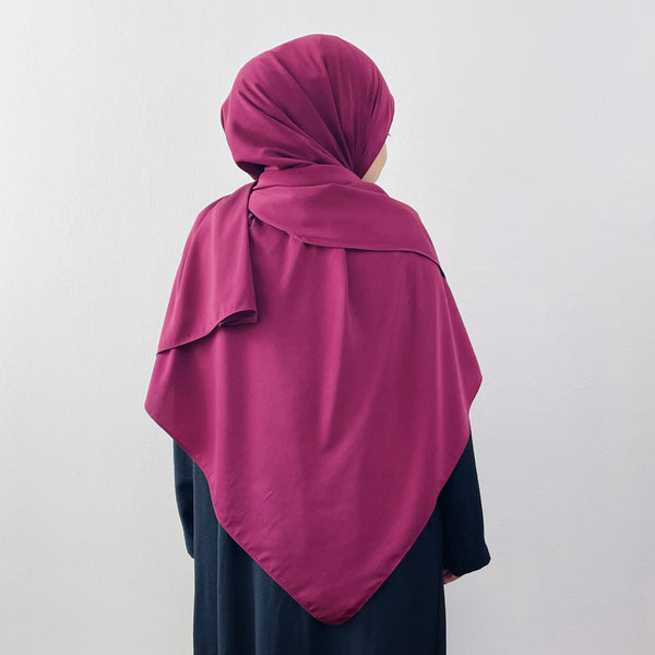 Super Wide Shawl (MS) : Mulberry