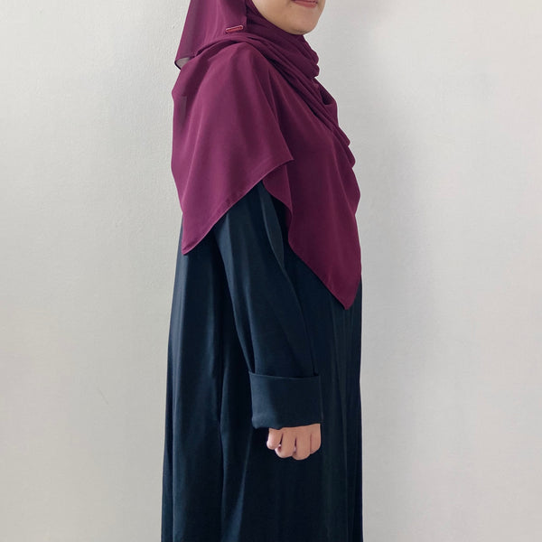 Tie-Back Shawl : Mulberry