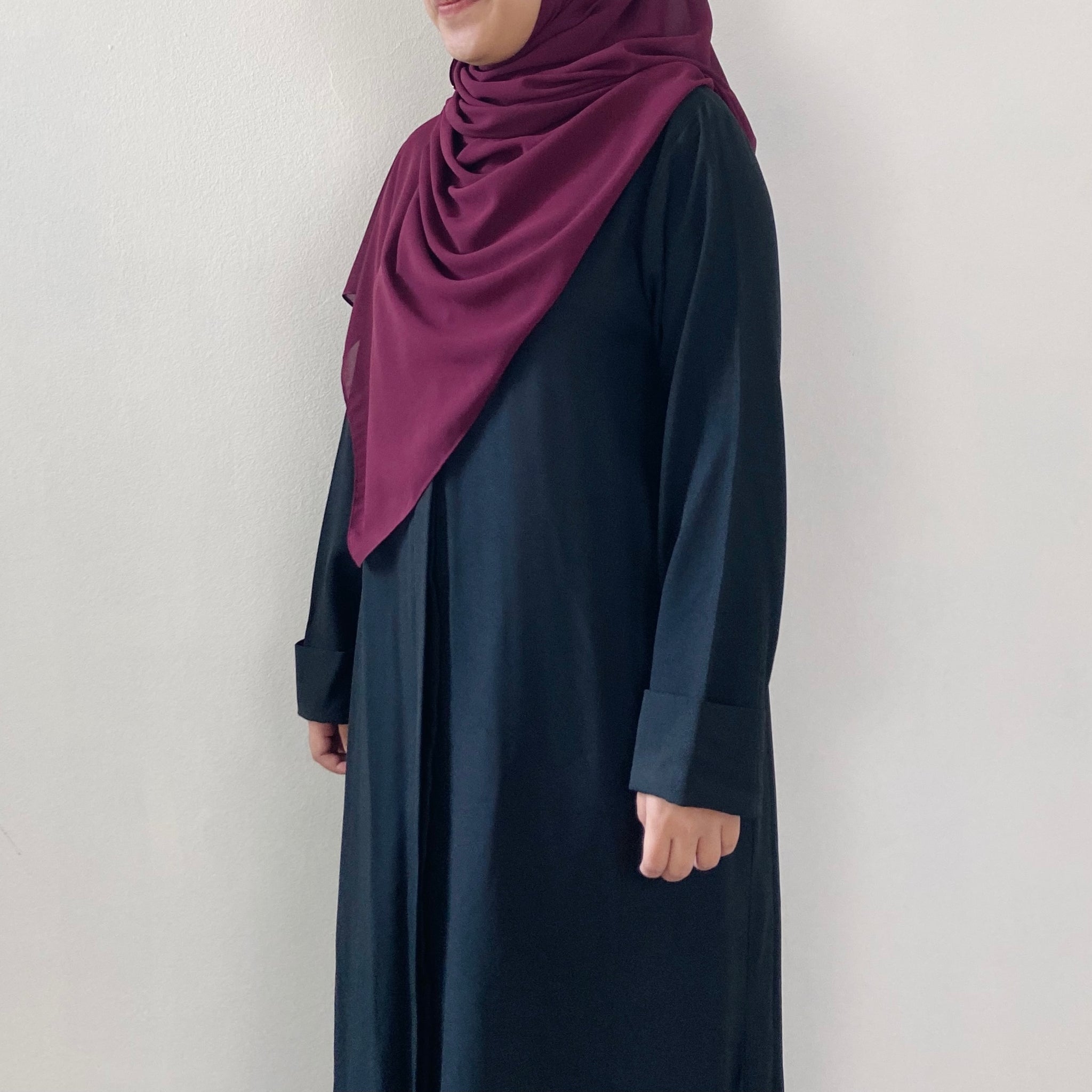 Tie-Back Shawl : Mulberry