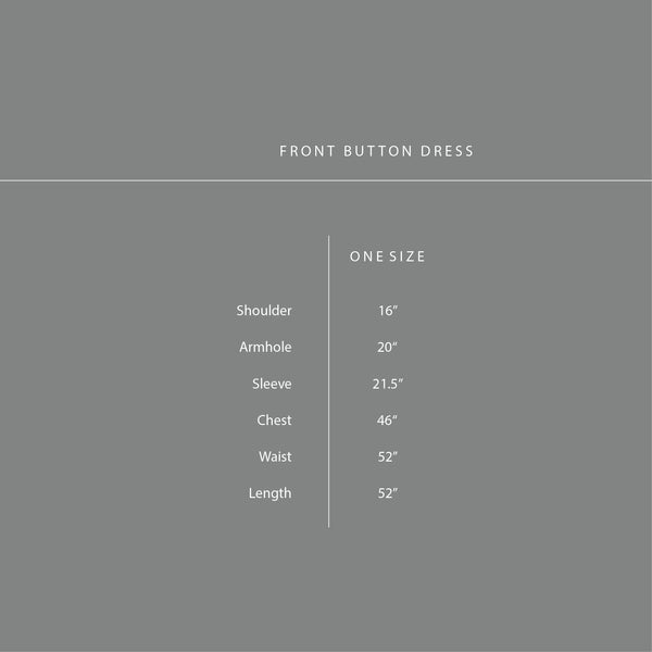 Front-Button Dress : Blush