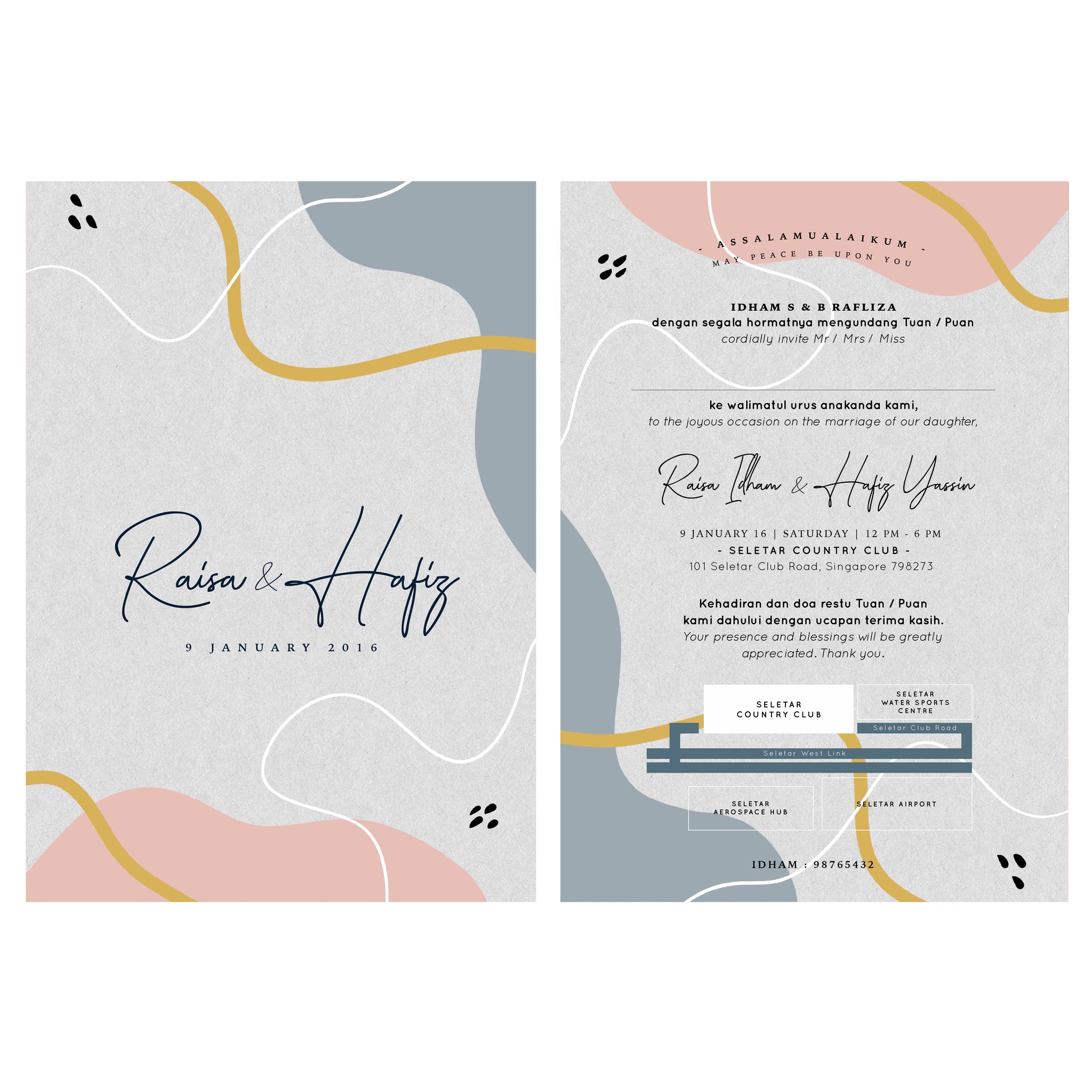 Invitation Card : Abstract B