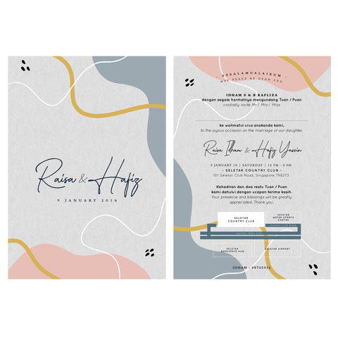 Invitation Card : Abstract B