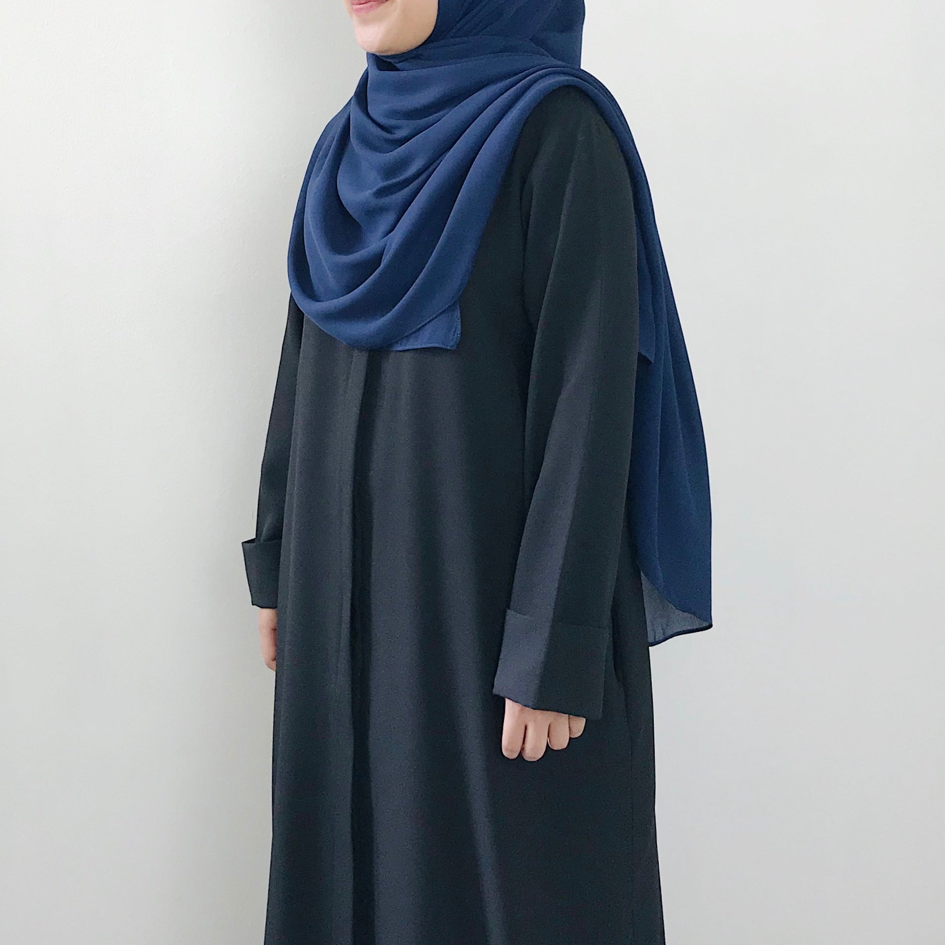 AS/IS - Korean Chiffon : Navy